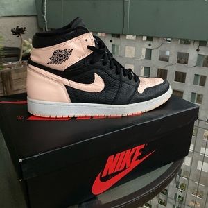 Nike Air Jordan shoes Jordan 1 retro high black crimson tint